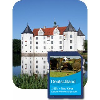 SATMAP SD-Karte Deutschland Schleswig Holstein, Mecklenburg Vop. 1:25k u. 1:50k