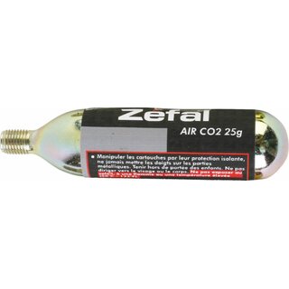 Zefal CO2 Kartusche mit Gewinde 25 Gramm