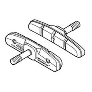 SHIMANO M70T4 Bremsschuhe fr XT/LX/DEORE/ALIVIO 1 Paar