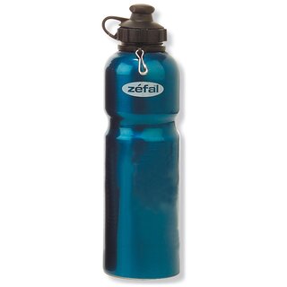 ZEFAL Aluminiumflasche 800ml, Alu 129, Farbe Grn mit MTB Motiv