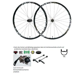 SHIMANO Laufradsatz WH-MT65