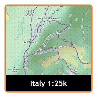 SATMAP SD-Karte Italien Norden Adventure Map 1:25k
