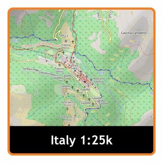 SATMAP SD-Karte Italien Norden Adventure Map 1:25k