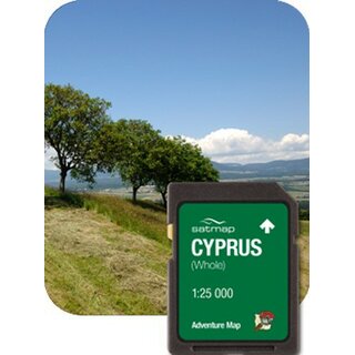Satmap Adventure Map Zypern auf deiner SD Karte
