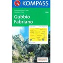 KOMPASS Wanderkarte Gubbio Fabriano - WK 664