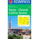 KOMPASS Wanderkarte Siena /Chianti /Colline Senesi - WK 661