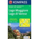 KOMPASS Wanderkarte Lago Maggiore - Lago di Varese - WK 90