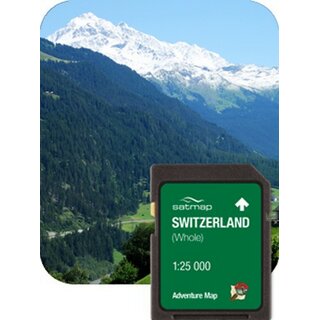 SATMAP SD-Karte Schweiz Gesamt Adv. Map 1:25k