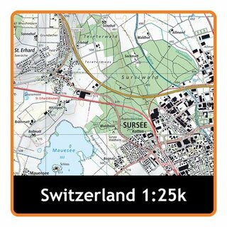 SATMAP SD-Karte Schweiz Gesamt Adv. Map 1:25k