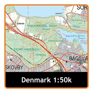 SATMAP SD-Karte Dänemark Gesamt 1:25k u. 1:50k