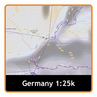SATMAP SD-Karte Hessen, Saarland undRheinland-Pfalz Adv. Map 1:25k