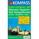 KOMPASS Wanderkarte Wiesental-Kandertal-Südliches...
