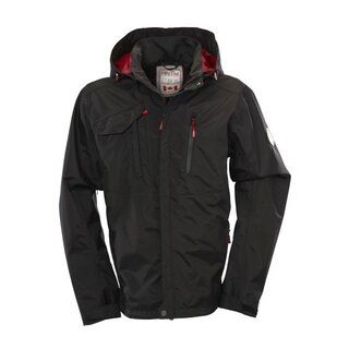 FIFTY FIVE Regenjacke Rocky Bay Herren - Black