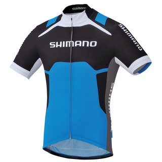 SHIMANO Herren Kurzarmtrikot, Kobalt Blau Grsse S