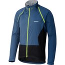 SHIMANO Windjacke Zipp-Off Kompakt Herren Blau-Grau L