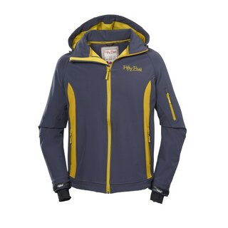 FIFTY FIVE Softshelljacke Geraldton Herren - Navy/Mustard XL