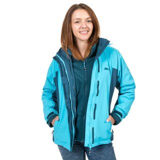 TRESPASS 3 in 1 Jacke Evita Damen -Aquamarin Blau M