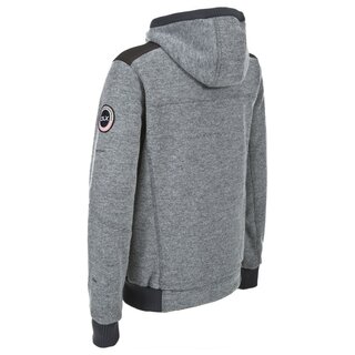 TRESPASS Strick-Fleecejacke Mathis Herren - Grau M