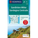 KOMPASS Wanderkarte Sardinien Mitte, Sardegna Centrale WK...