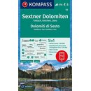 KOMPASS Wanderkarte Sextner Dolomiten - Dolomit di Sesto...