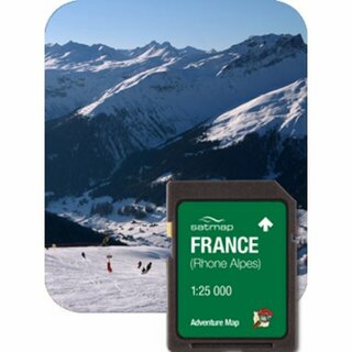 SATMAP SD-Karte Frankreich Rhone Alpes Adventure Maps 1:25k
