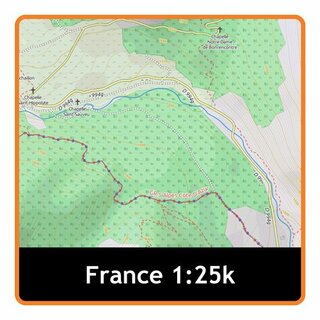 SATMAP SD-Karte Frankreich Provence Alpes Côte dAzur Adv. Maps 1:25k