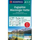 KOMPASS Wanderkarte Zugspitze Mieminger Kette WK 25