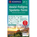 KOMPASS Wanderkarte Assisi-Foligno Spoleto Trerni - WK 2473