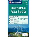 KOMPASS Wanderkarte Hochabtei Alta Badia - WK 624