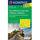 KOMPASS Wanderkarte San Marino San Leo Urbino Urbania -...