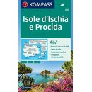 KOMPASS Wanderkarte Isole dIschia e Procida - WK 680