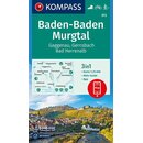 KOMPASS-Wanderkarten Baden-Baden-Murgtal, WK 872 