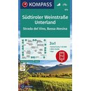 KOMPASS Wanderkarte Suedtiroler Weinstrae - Unterland -...