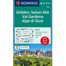 KOMPASS Wanderkarte Groeden, Seiser Alm, Val Gardena Alpe...