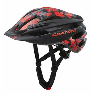 CRATONI MTB-Helm PACER - Black Red Matt