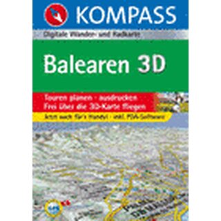 KOMPASS Balearen 3D digita -  K 4250