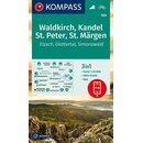 KOMPASS Wanderkarte Waldkirch-Kandel-St.Peter-St. Märgen...