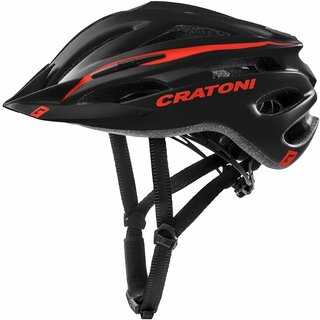CRATONI JR MTB-Helm PACER - Black Red Matt