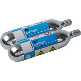 PRO CO2 2x Ersatzpatronensatz CO2 mit Gewinde 25g